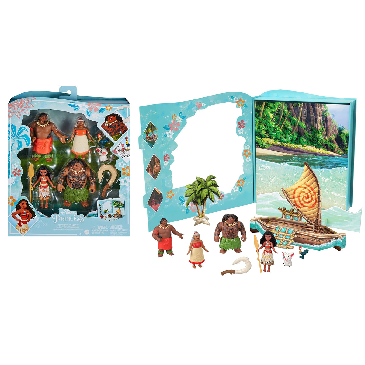 Mattel Moana doll with oar for immersive ocean adventures