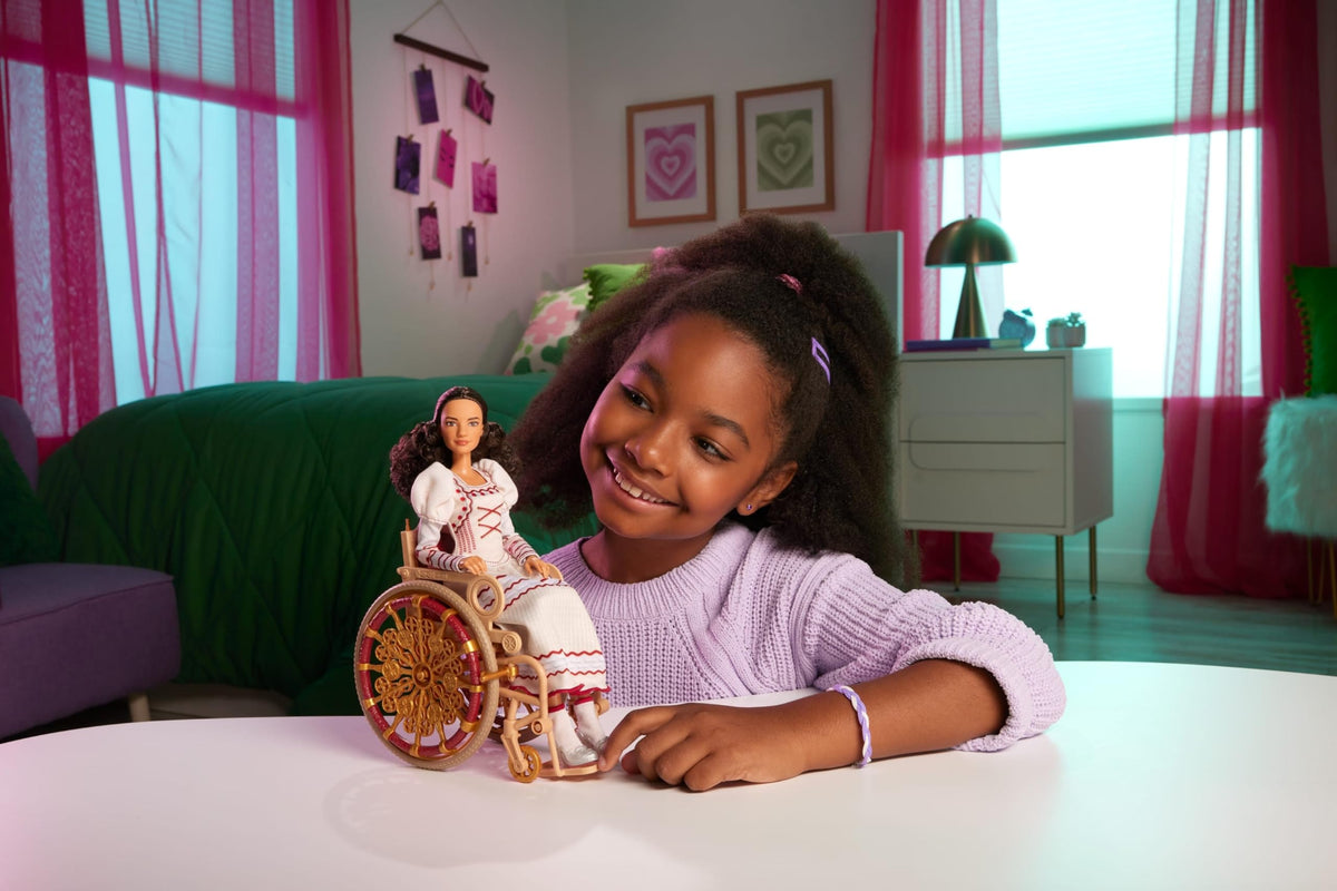 Mattel Nessarose ballroom dress with removable outfit for versatile styling.