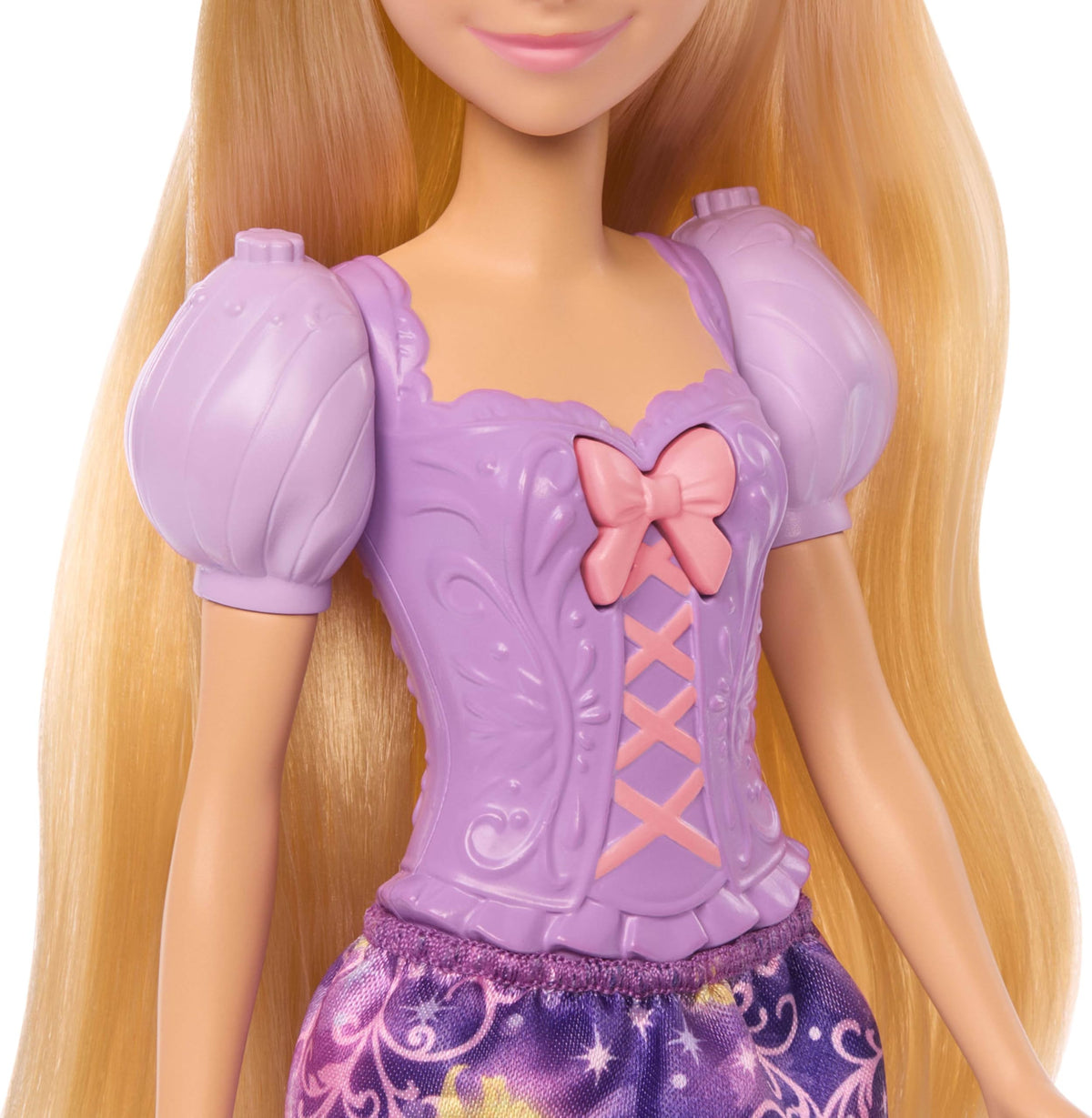 Mattel Rapunzel brush and hair extension for flexible, shimmering hairstyles