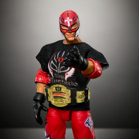 Mattel Rey Mysterio interchangeable heads and hands expanding pose options