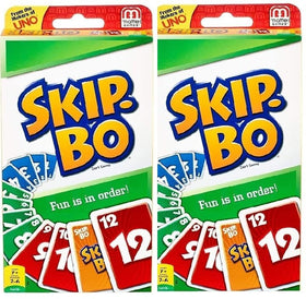 Mattel Skip-Bo combo pack box with two games for family night