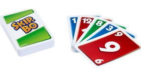 Mattel Skip-Bo two-player setup enables quick rounds