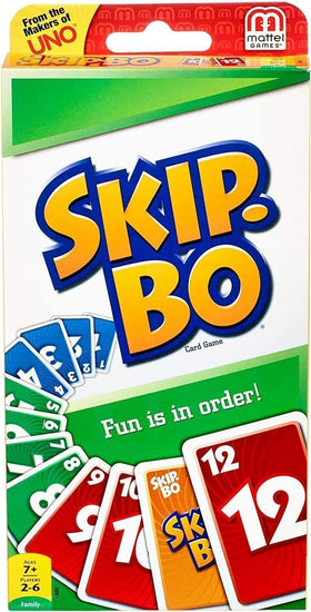 Mattel Skip-Bo wild cards in action for flexible play options