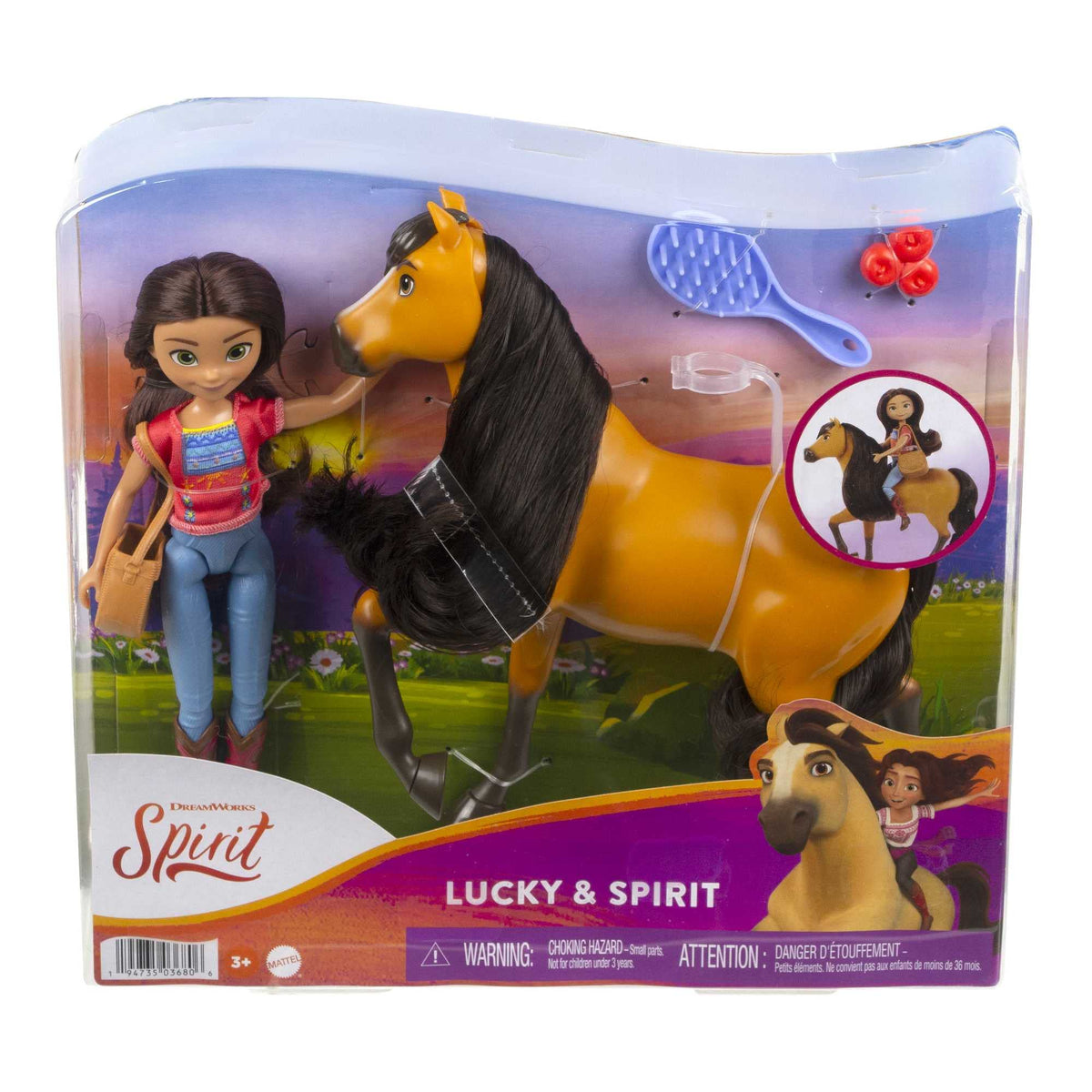 Mattel Spirit gift-set supports imaginative play for ages 3 and up.