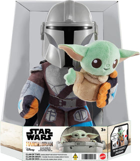 Gift-ready Mattel Star Wars Clan of Two plush set for fans ages 3 and up