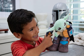 Mattel Star Wars Clan of Two Grogu plush 4 inches detachable for portable play