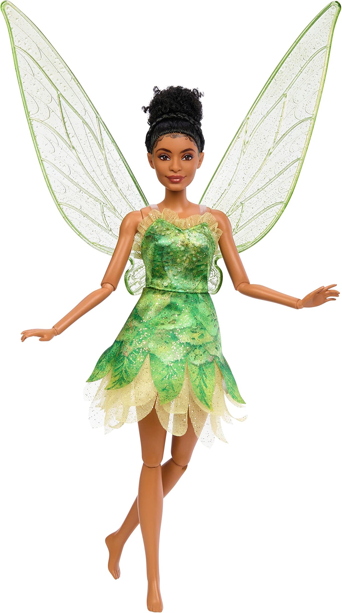 Disney Tinker Bell doll with sparkly wings and movie-inspired look by Mattel.