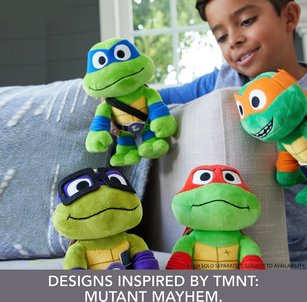 Mattel TMNT Mutant Mayhem Raphael plush 8-inch fun for adventures and comfort.