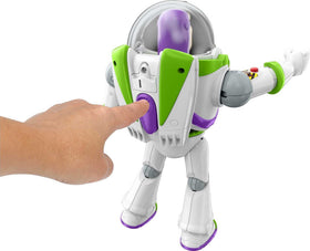 10-inch scale Buzz Lightyear supports big, movie-inspired adventures.