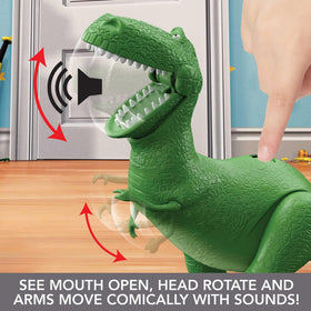 Poseable arms and 360-degree head enable dynamic scenes