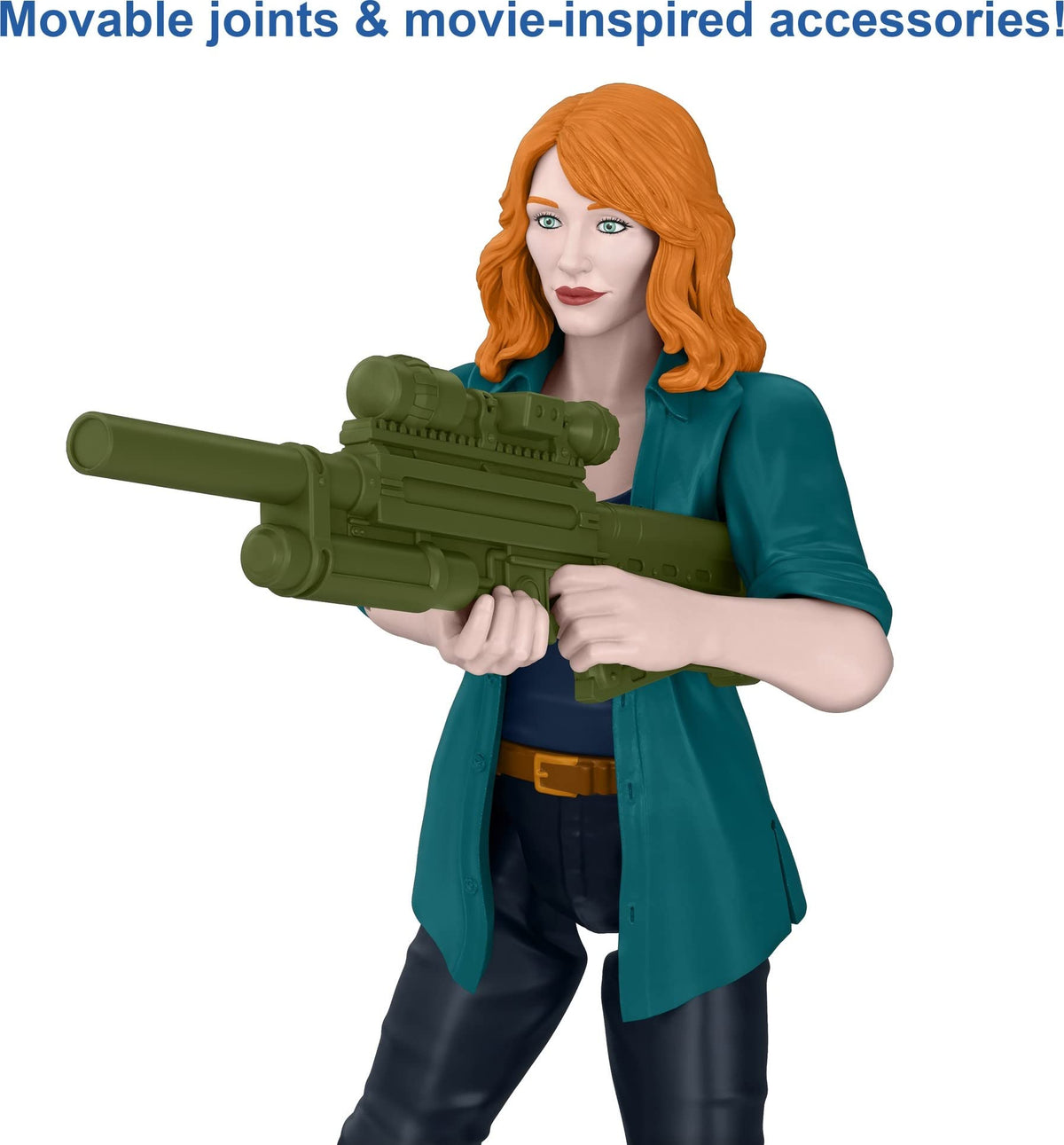 Mattel tranquilizer blaster accessory for authentic movie-inspired play.