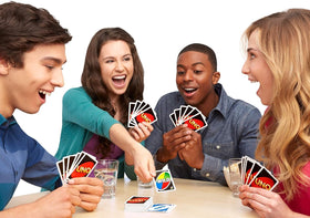 Household and classroom use for Mattel Uno No Mercy quick, engaging play sessions