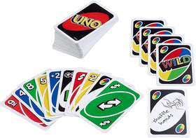 Gift-ready Mattel Uno No Mercy box and cards for gifting