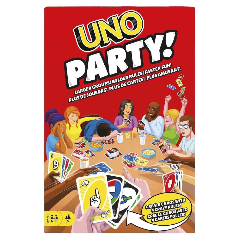 Mattel UNO Party Card Game for large groups delivers fast, accessible play and social fun.