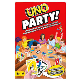 Mattel UNO Party Card Game for large groups delivers fast, accessible play and social fun.