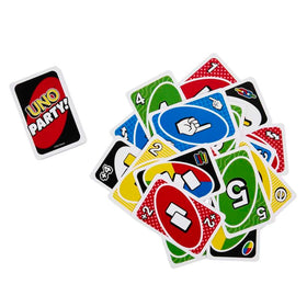 Mattel UNO Party Card Game table setup encourages inclusive, social play.