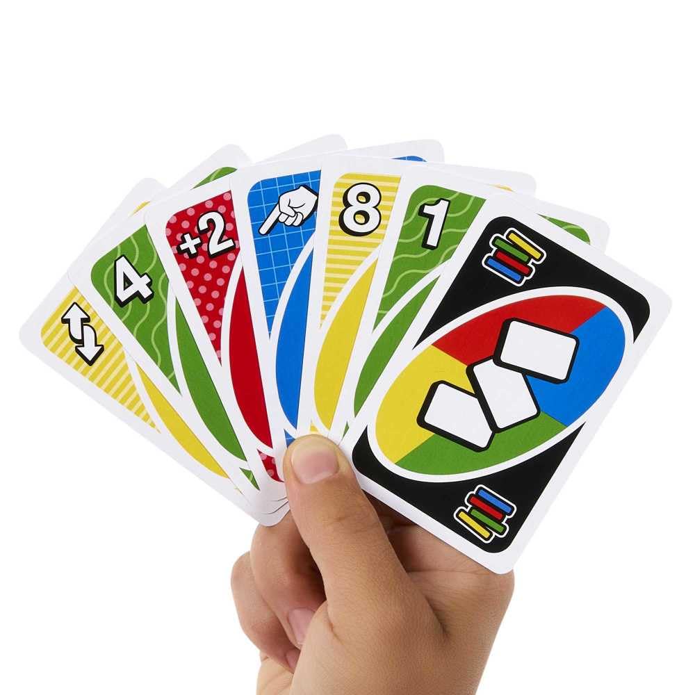 Mattel UNO Party Card Game with wilder rules sparks laughter during gatherings.