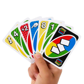 Mattel UNO Party Card Game with wilder rules sparks laughter during gatherings.