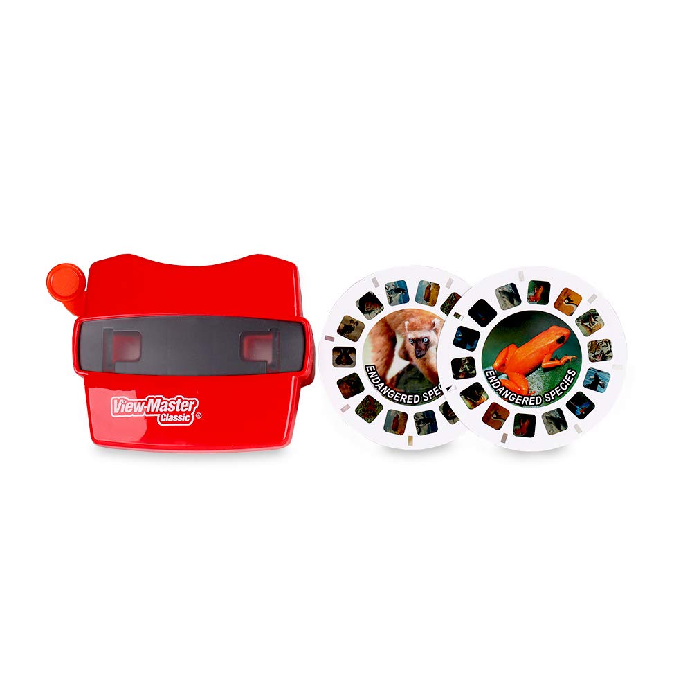 Mattel View-Master endangered Bengal tiger image with bright depth for learning moments