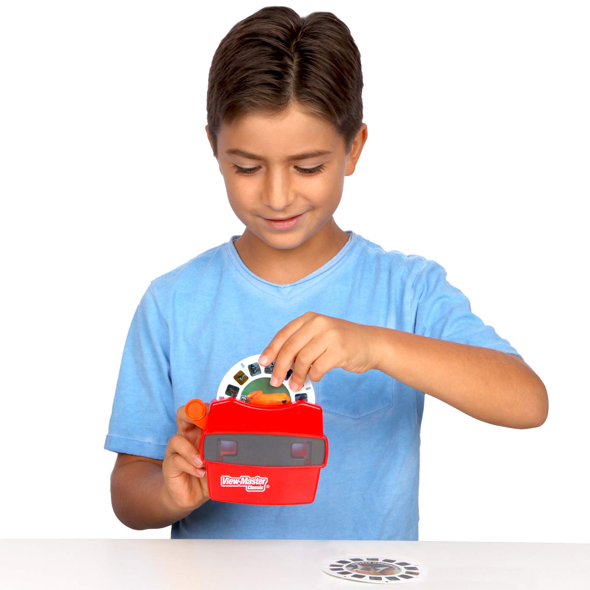 Mattel View-Master endangered blue-eyed lemur image showcases expressive features in 3D
