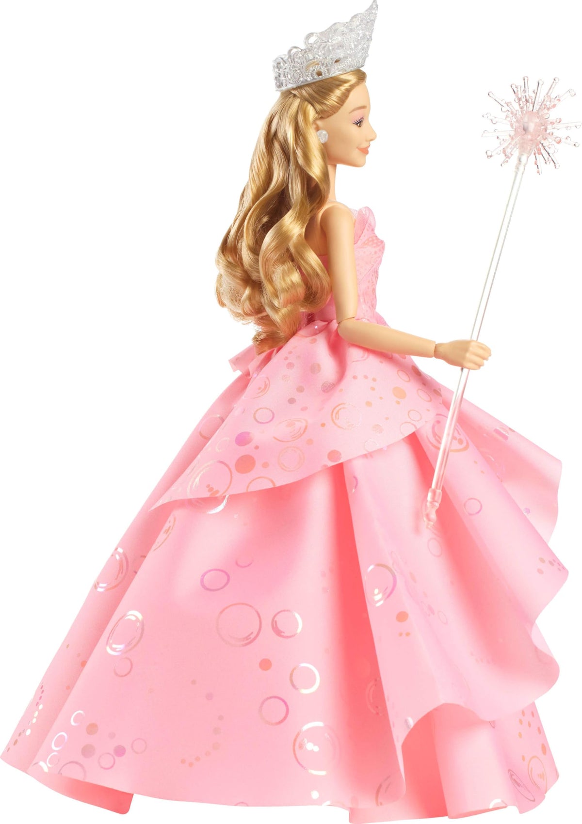Mattel Wicked Glinda doll stand supports dramatic display