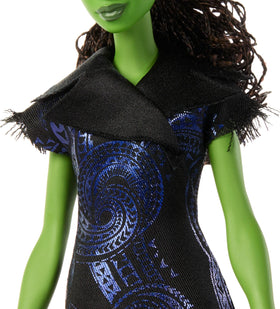 Mattel Wicked Elphaba doll includes a button-press singing moment from For Good scene.
