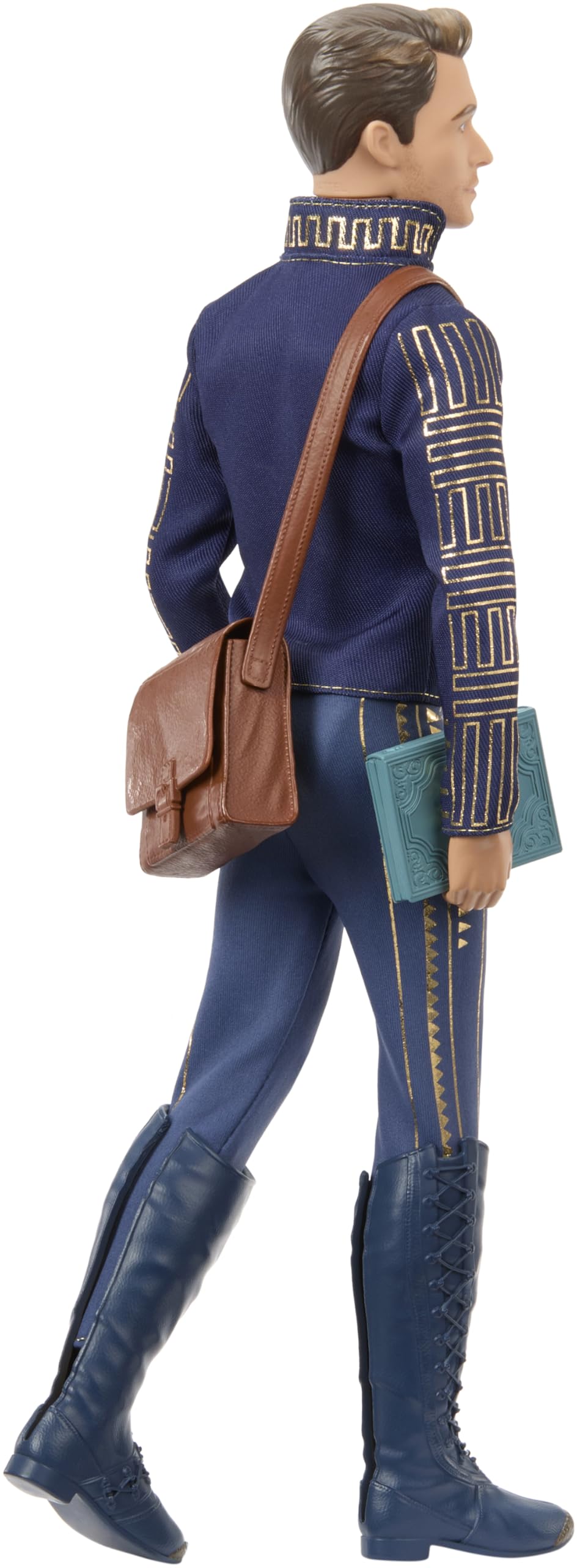 Mattel Wicked Fiyero fashion doll features posable joints for dynamic poses.