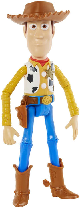 Mattel Woody action figure with removable hat offers versatile posing options.