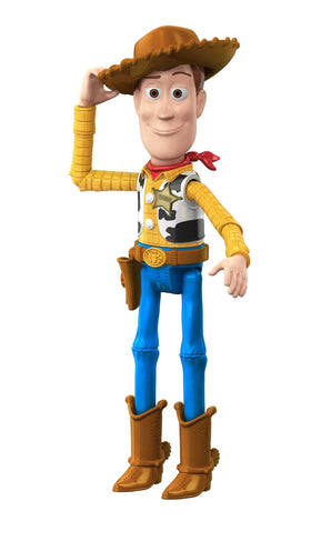 Movie-authentic Sheriff Woody details enhance play and collection.