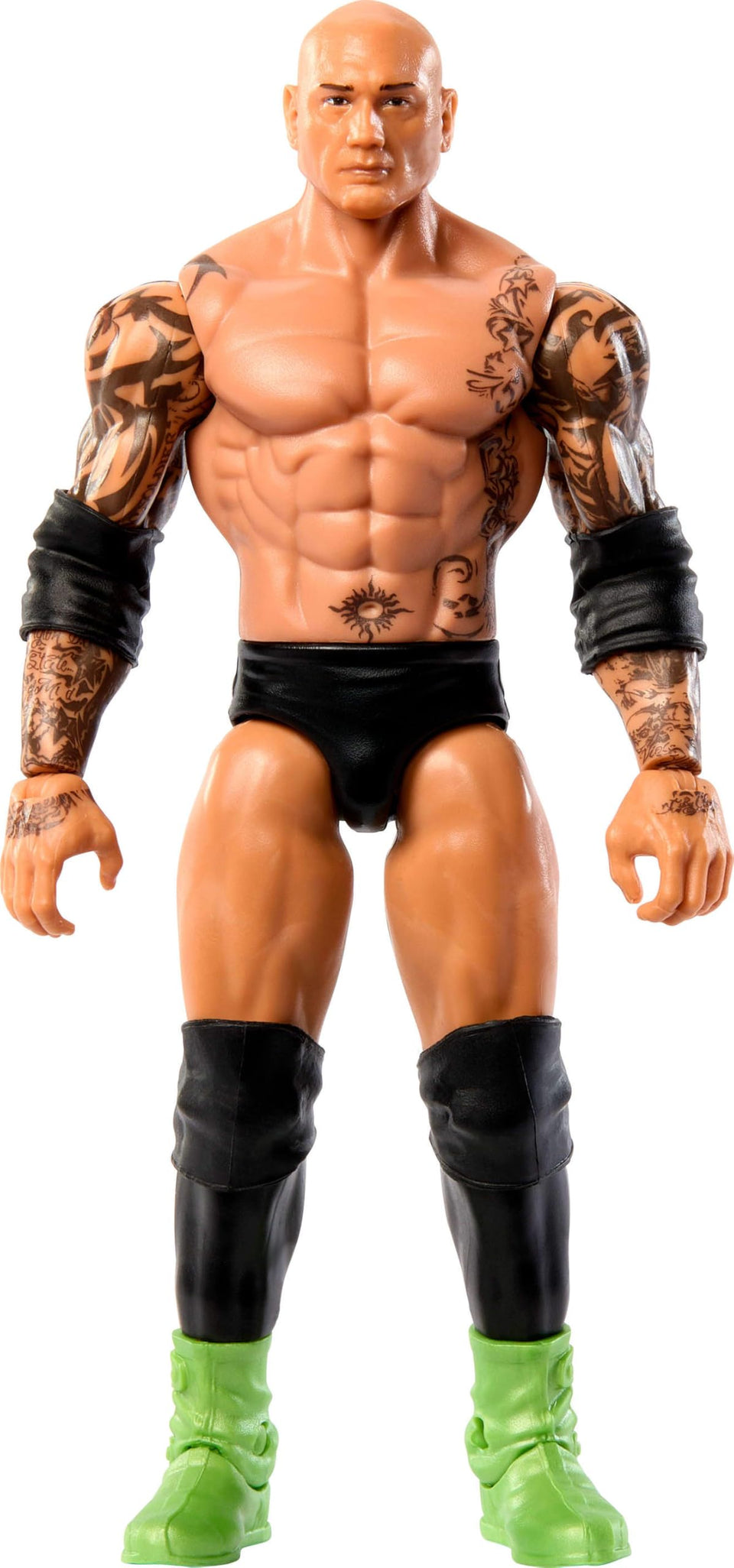 Mattel WWE Batista action figure front view for display and posing