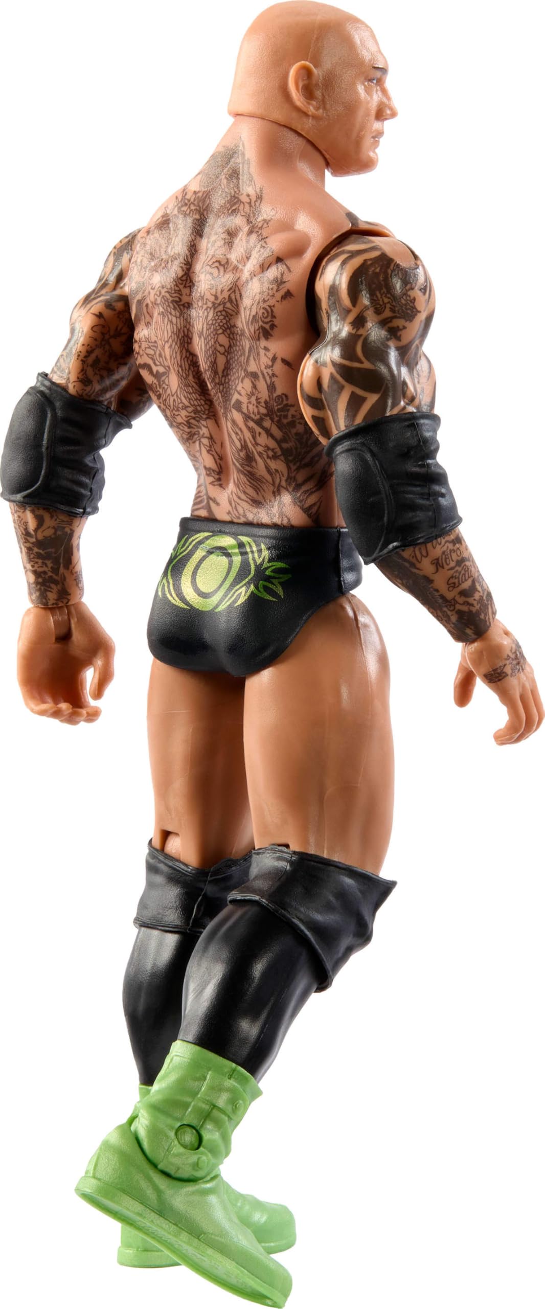 Mattel WWE Batista figure posed performing signature moves for play and display