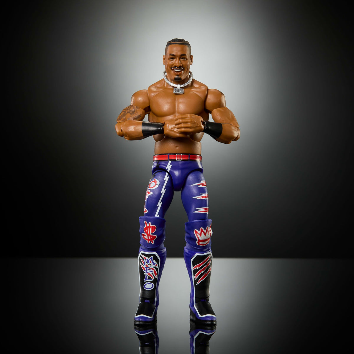 WWE Mattel Carmelo Hayes Elite accessories pack enhances play and display options.