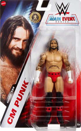 CM Punk figure showing 10 articulation points for dynamic posing.