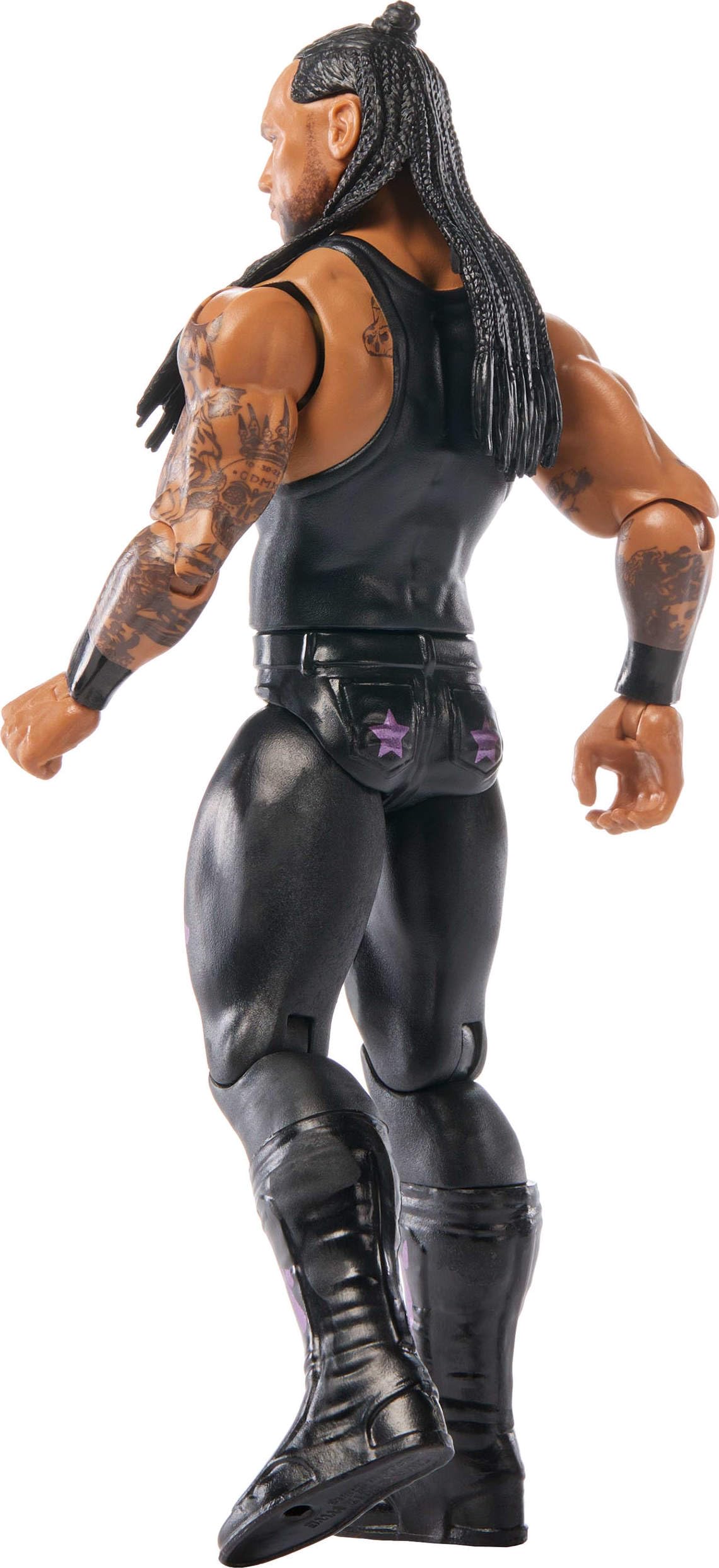 Mattel WWE Damian Priest packaging and display-ready figure for fans.