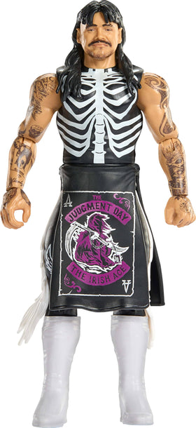 Mattel WWE Dirty Dominik Mysterio figure, front view with TrueFX realism for display