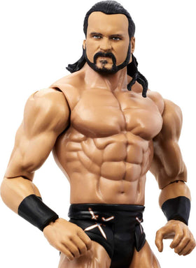 Mattel Drew McIntyre figure with authentic WrestleMania gear for dynamic posing.