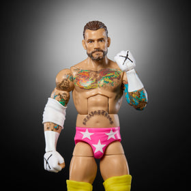 Interchangeable hands for varied action on the Mattel WWE Elite 113 CM Punk figure.