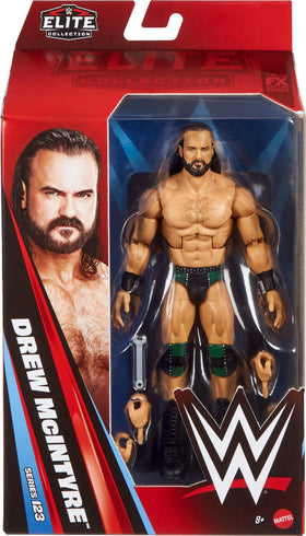 Mattel WWE Drew McIntyre figure side pose for dynamic action