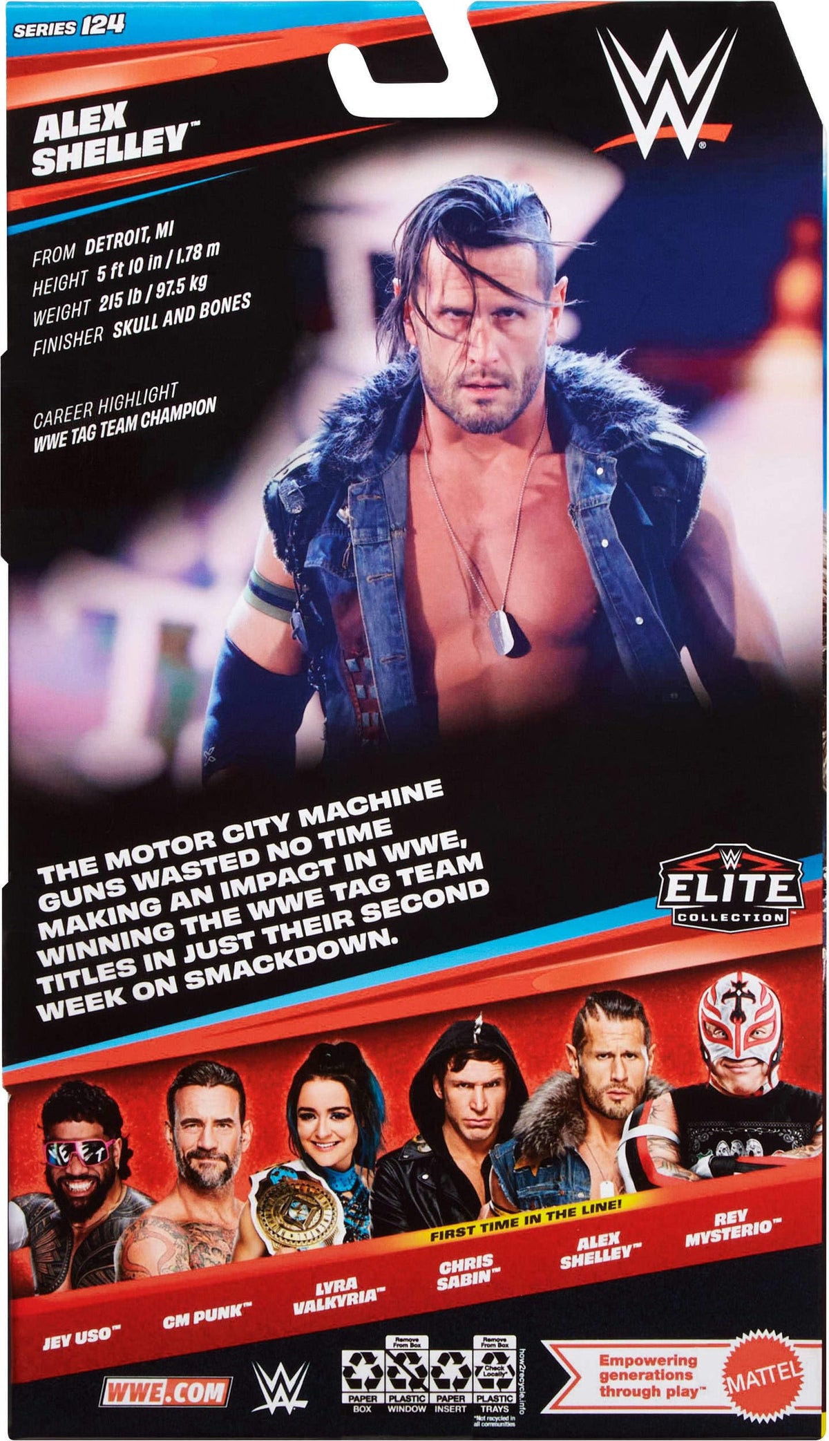 Collect and display multiple figures from Mattel WWE Elite lineup.