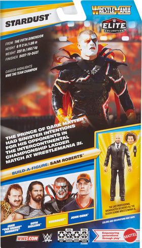 Mattel WWE Sam Roberts Build-A-Figure parts to assemble a new figure