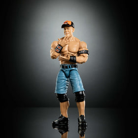 Mattel WWE Elite Build-A-Figure parts to assemble a new collectible.