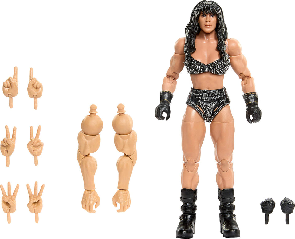 Mattel WWE Elite Chyna SummerSlam figure in a dynamic pose for display and play