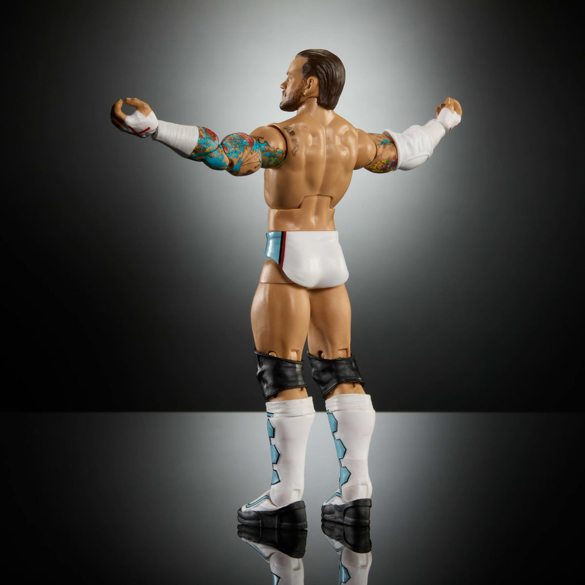 CM Punk swappable hands enable varied action poses.