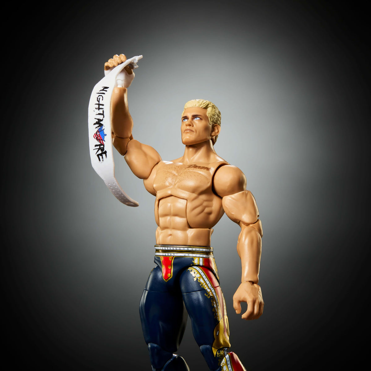 Mattel WWE Elite Cody Rhodes swappable hands enable varied battle-ready gestures