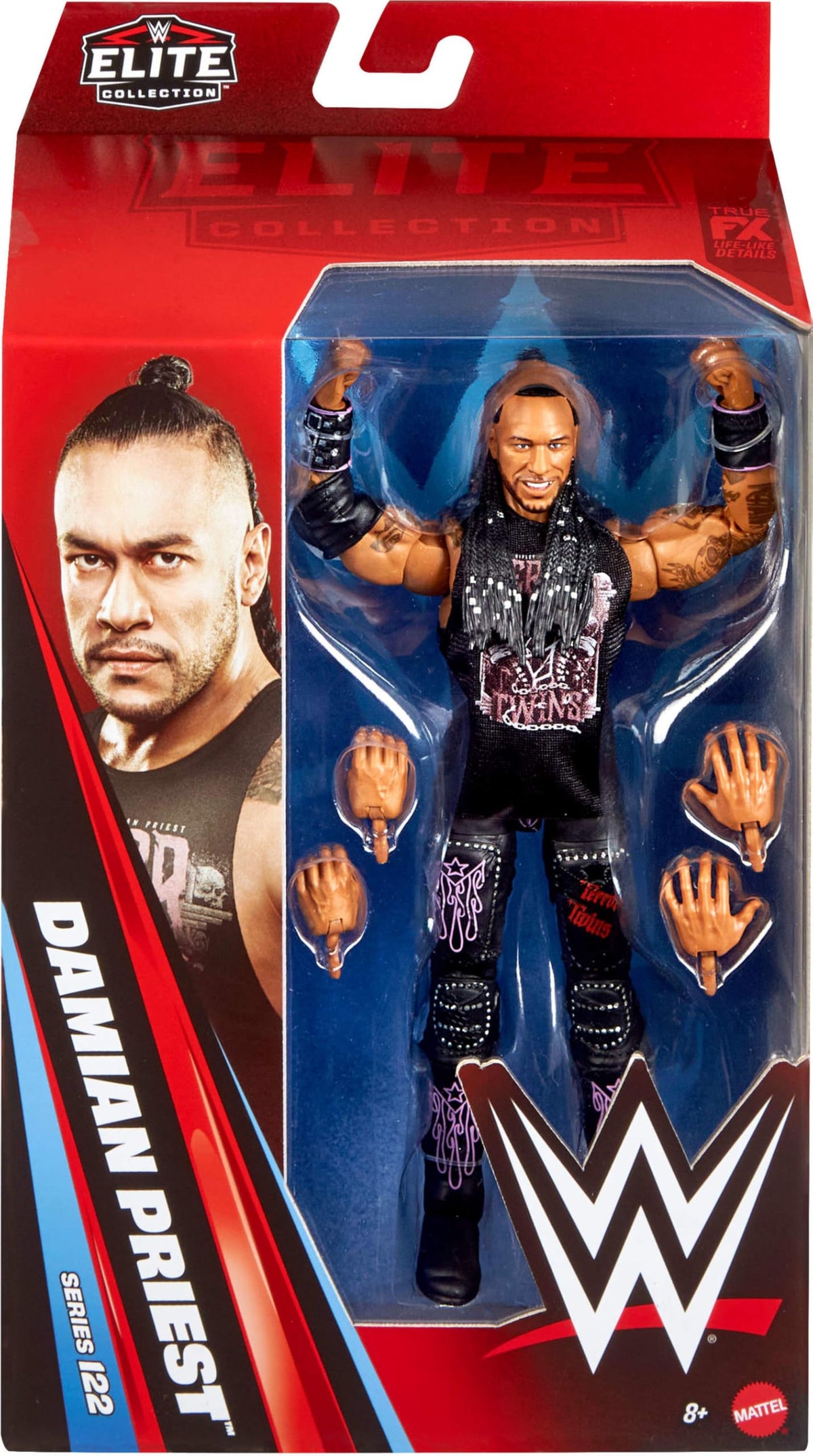 Series 122 packaging highlights collectible branding on shelf