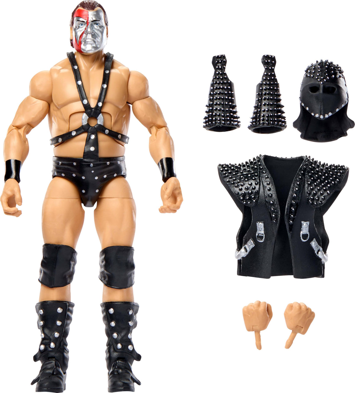 Mattel WWE Elite figure with Demolition Ax showcases trueFX detail for display and play.
