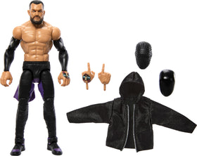Mattel WWE Elite Finn Balor figure front view shows TrueFX detail and 25-point articulation
