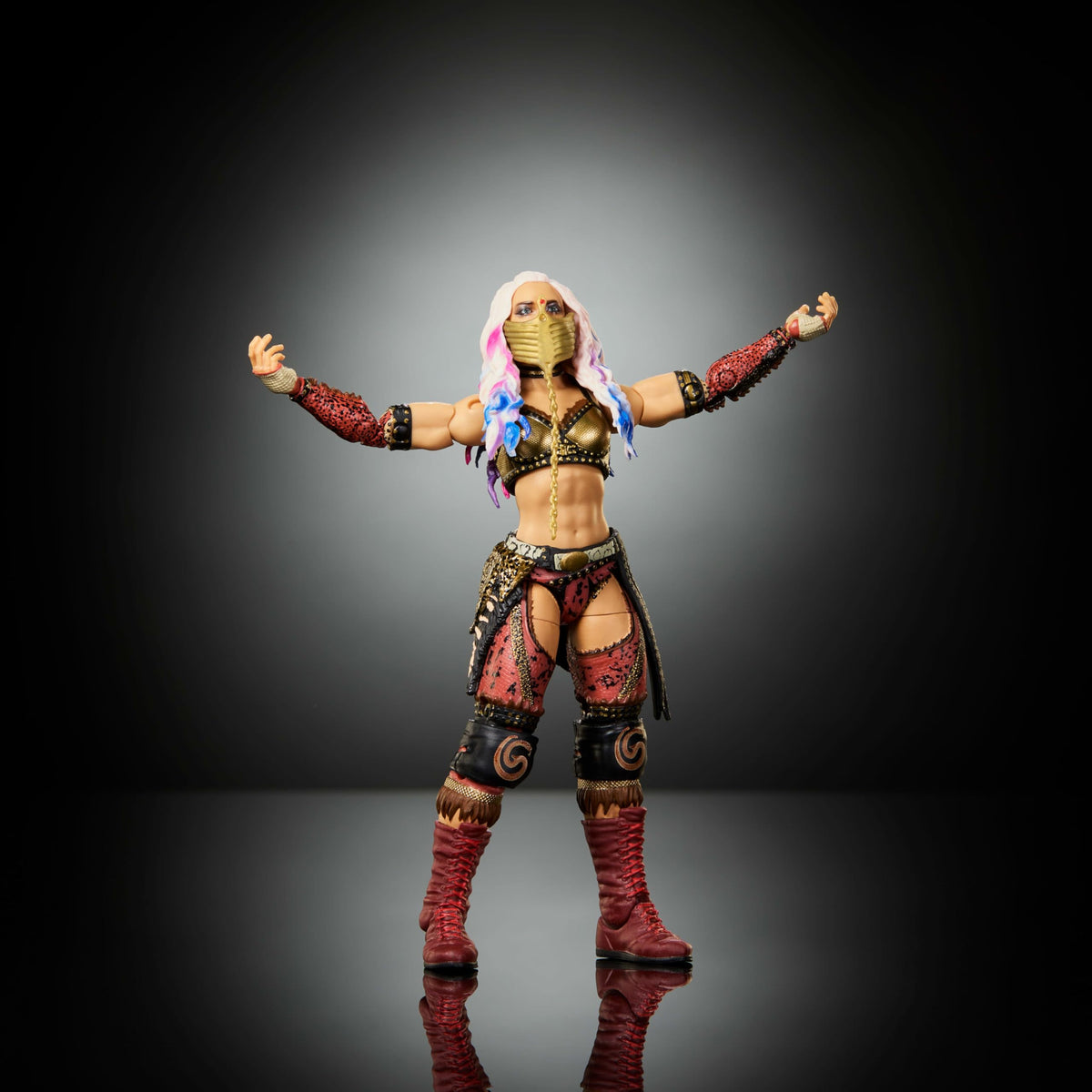 Mattel WWE Elite Giulia accessories included for authentic play
