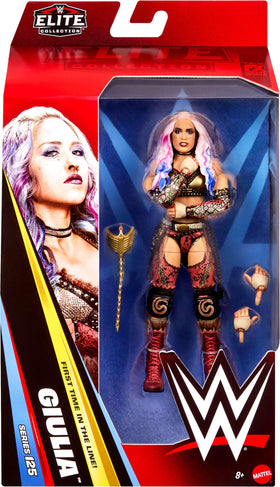 Mattel WWE Elite Giulia articulation pose for dynamic action