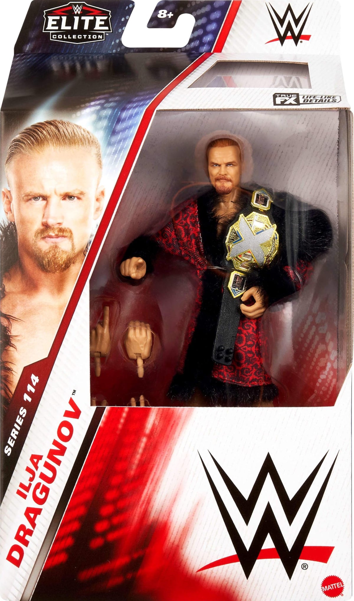 Mattel WWE Elite Ilja Dragunov 25-articulation for versatile ring poses